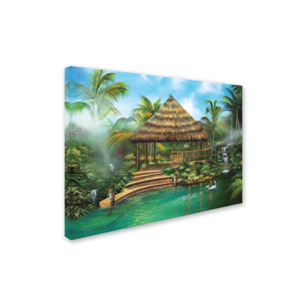Geno Peoples 'Tropical Paradise' Canvas Art,24x32